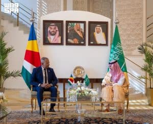 وزير الخارجية يستقبل نائب رئيس جمهورية سيشل