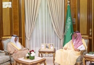 الأمير تركي بن محمد بن فهد يستقبل “أمين مجلس التعاون”
