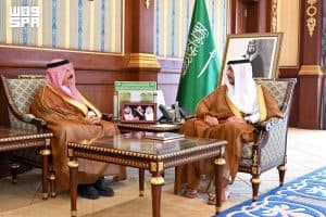 نائب أمير المدينة المنورة يستقبل رئيس مجلس إدارة الاتحاد السعودي للرياضات الجوية
