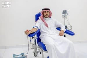 أمير الجوف ونائبه يشاركان في الحملة الوطنية السنوية للتبرع بالدم التي أطلقها سمو ولي العهد