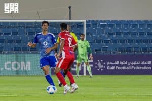 نيوم يهزم فريق شعب حضرموت في دوري أبطال الخليج للأندية