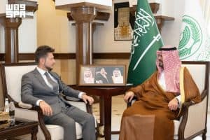 ناقشا الموضوعات ذات الاهتمام المشترك.. نائب أمير مكة يستقبل القنصل العام الإيطالي