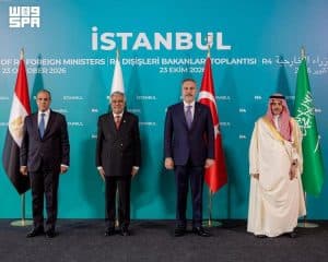 بيان سعودي تركي باكستاني مصري: ندين بأشد العبارات استمرار هجمات الحوثي على السعودية