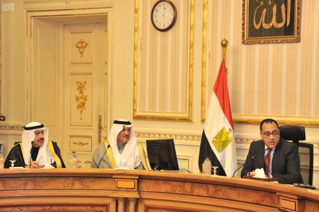 رئيس الوزراء المصري يستقبل سفير خادم الحرمين ووفدًا لرجال الأعمال السعوديين