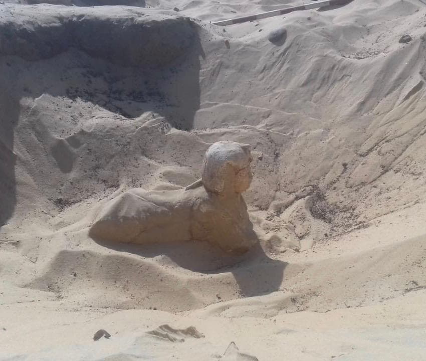 مصر تعثر على “أبو الهول” الصغير