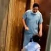 ردة فعل مؤثرة لممرض سعودي أمام ابنه