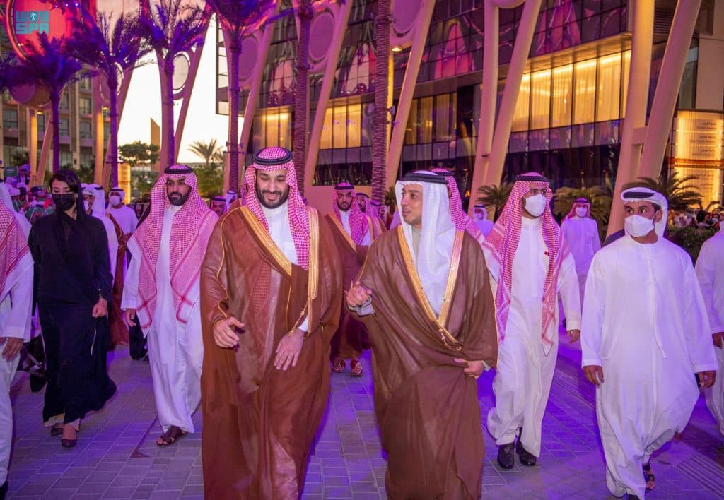 ولي العهد يزور معرض “إكسبو 2020 دبي”