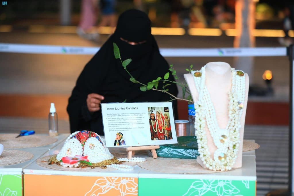 جناح المملكة في ” إكسبو دبي ” يبرز فعالية ” ياسمين جازان “