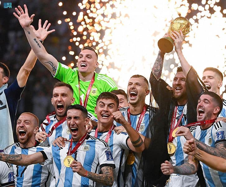 الأرجنتين تتوج بكأس العالم