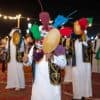 العرضة السعودية تصدح طرباً في جبال أجا بحائل