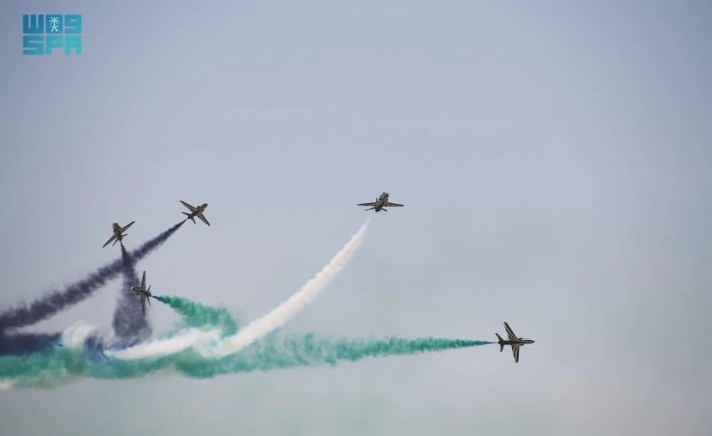 عروض جوية سعودية بمعرض مصر للطيران والفضاء