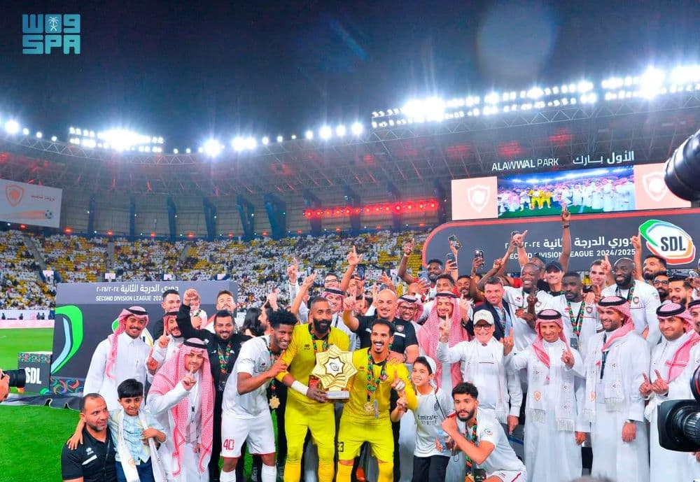الدرعية يحقق لقب دوري الدرجة الثانية بفوزه على العُلا