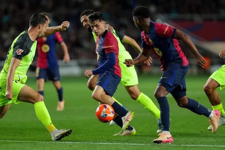 برشلونة يواصل صدارته للدوري الإسباني