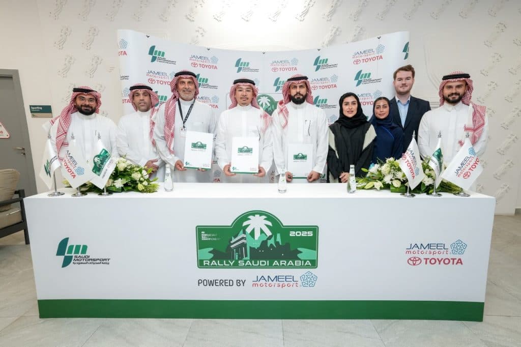 تعاون استراتيجي بين شركة رياضة المحركات السعودية وجميل لرياضة المحركات لاستضافة بطولة الشرق الأوسط للراليات وبطولة العالم للراليات