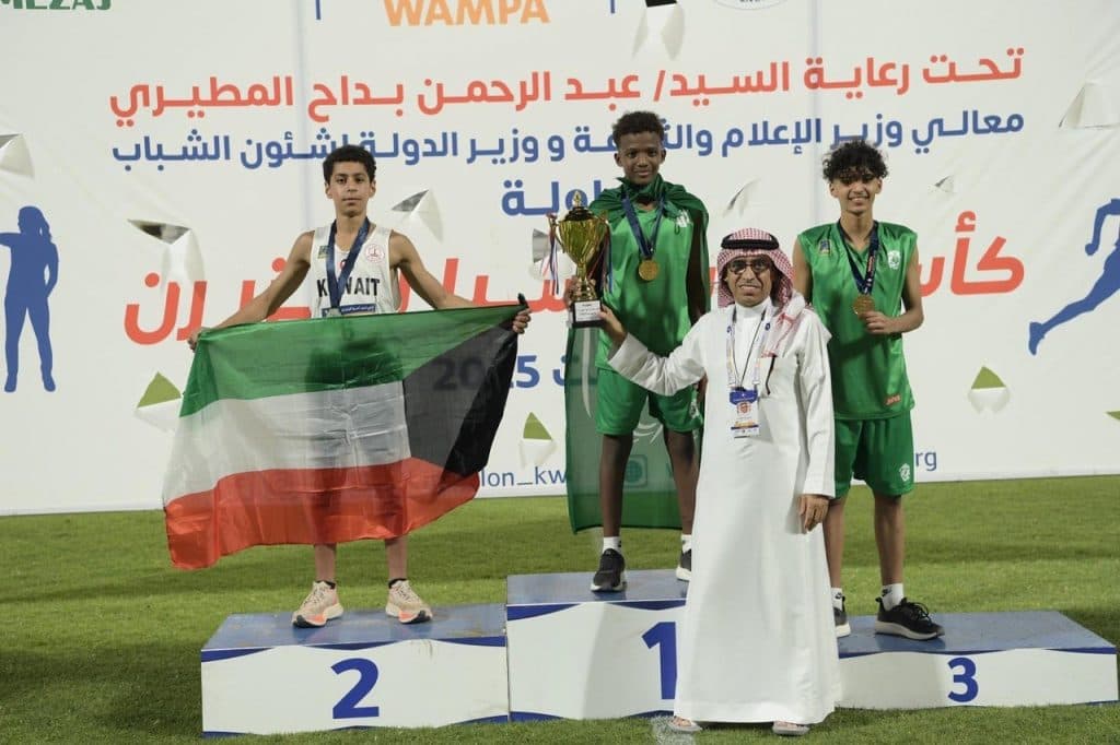 المنتخب السعودي يختتم كأس غرب اسيا لليزر رن بـ12 ميدالية