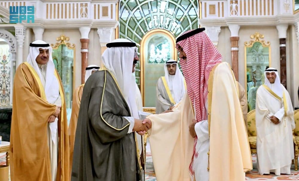 أمير الكويت يستقبل رئيس الأولمبية الدولية واللجان الخليجية
