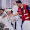 المتطوعون بمنفذ جديدة عرعر.. جهود متكاملة لخدمة ضيوف الرحمن