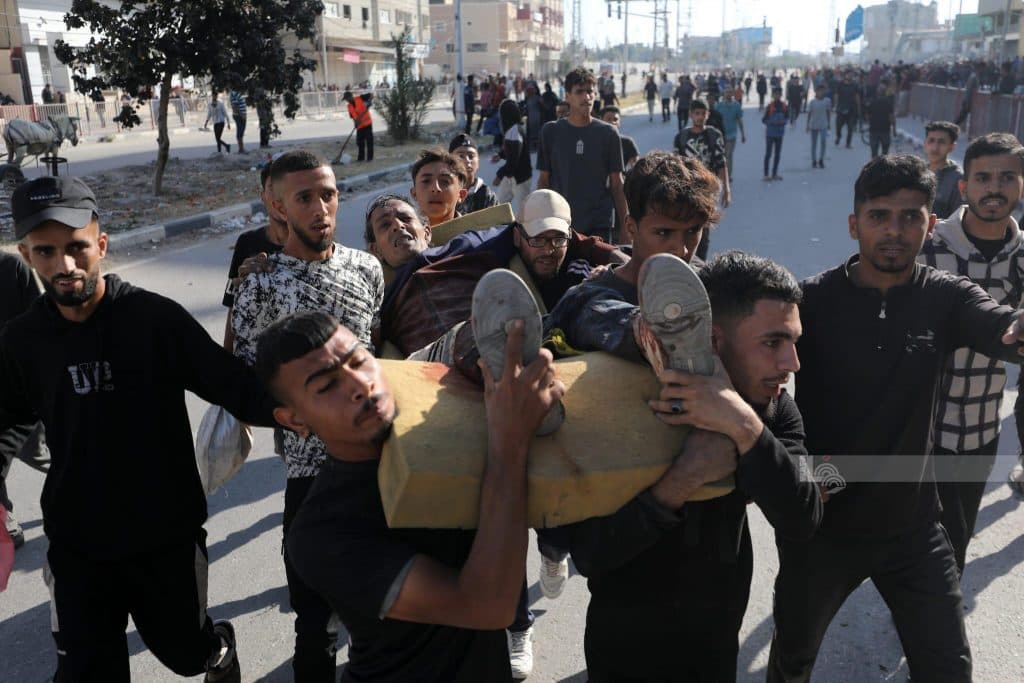 استشهاد وإصابة 150 فلسطينيًا برصاص قوات الاحتلال الإسرائيلي جنوب قطاع غزة