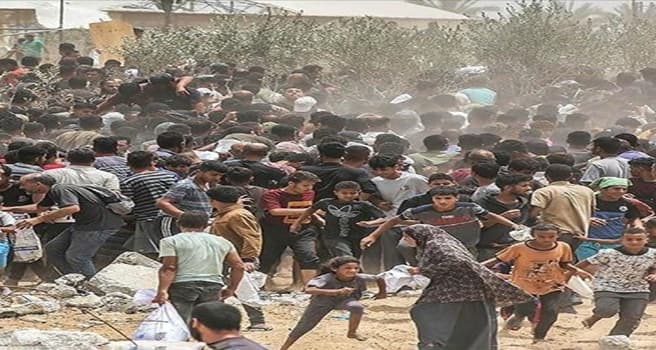 استشهاد وإصابة 117 فلسطينيًا في قصف الاحتلال الإسرائيلي مركزًا لتوزيع المساعدات بمدينة رفح