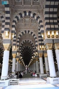 تتوزع بأرجائه 133.459 وحدة إضاءة بشتى الأحجام والأشكال.. إنارة المسجد النبوي الشريف: أنموذج لعناية المملكة بالحرمين الشريفين وخدمة قاصديهما