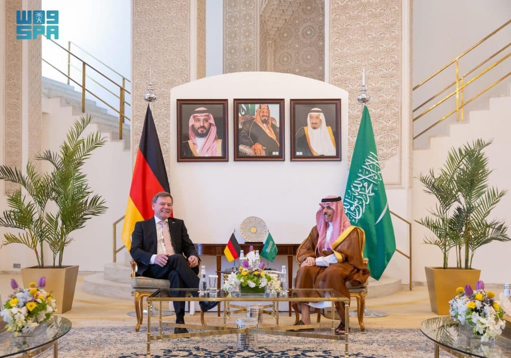 وزير الخارجية يستقبل وزير خارجية ألمانيا