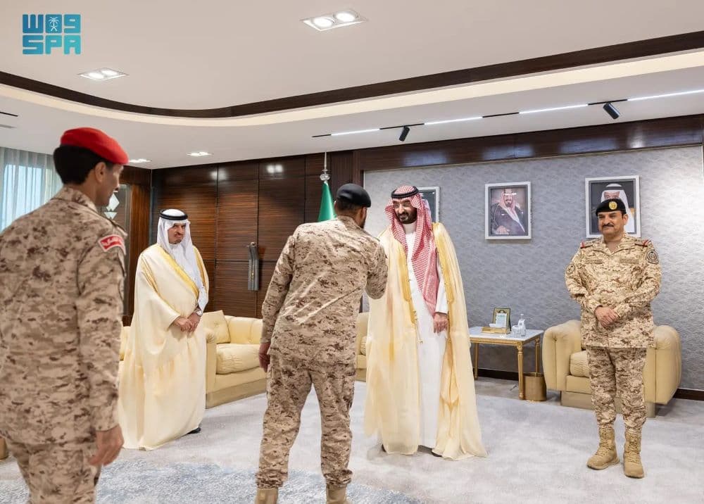وزير الحرس الوطني يستقبل قادة الوزارة المهنئين بعيد الأضحى