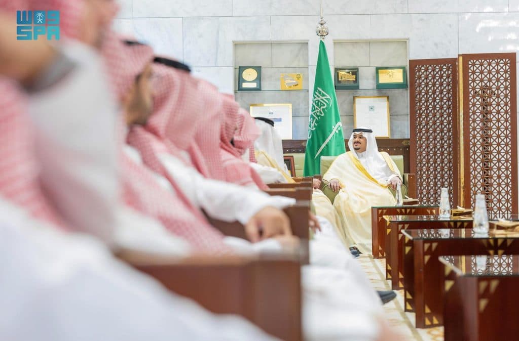نائب أمير منطقة الرياض يستقبل وكلاء ومنسوبي الإمارة المهنئين بمناسبة عيد الأضحى المبارك