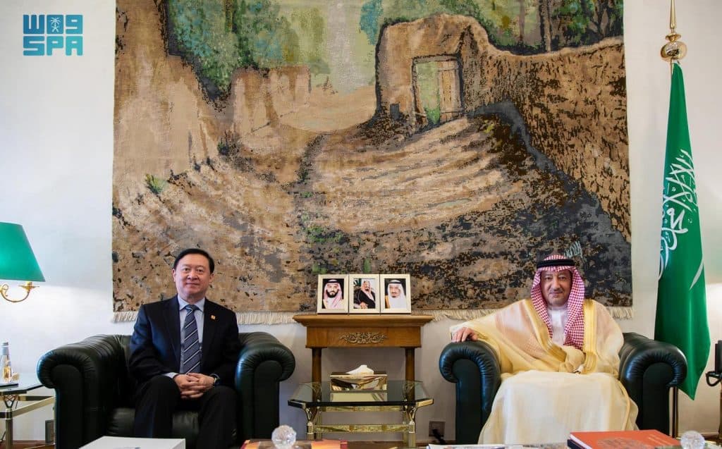 نائب وزير الخارجية يستقبل سفير الصين لدى المملكة