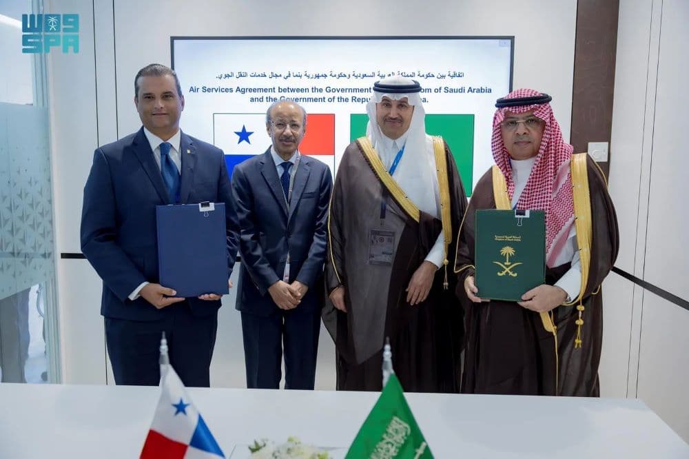 المملكة وبنما توقعان اتفاقية في مجال خدمات النقل الجوي