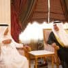 أمير تبوك يزور الشيخ أحمد الخريصي في منزله