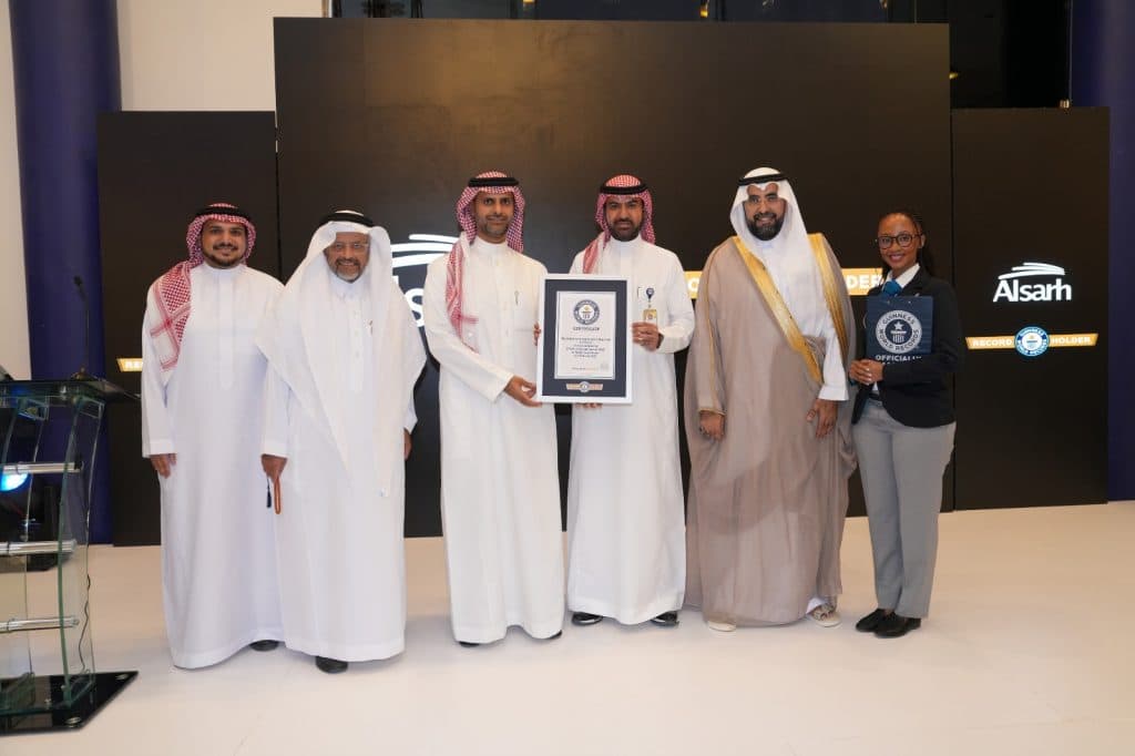 شركة الصرح للسياحة والسفر تدخل موسوعة غينيس كأكبر صالة حجوزات في العالم في إنجاز وطني يعكس طموحات رؤية المملكة 2030