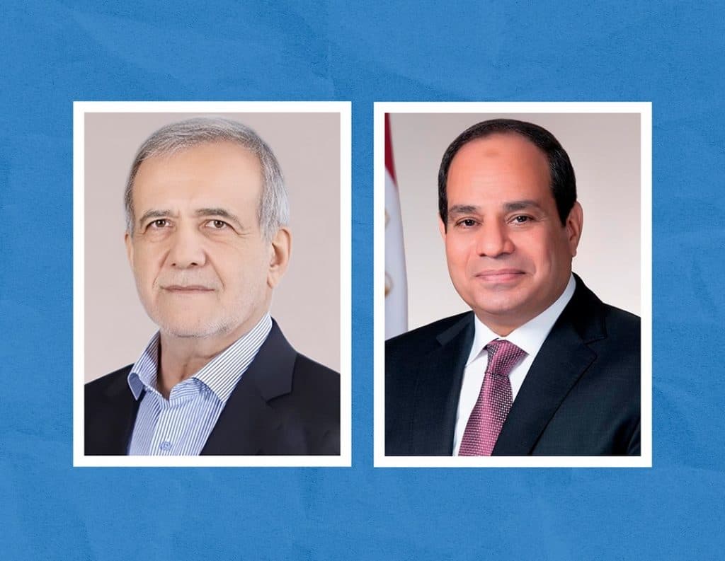 أكد خلاله رفضه العدوان الإسرائيلي وأهمية التهدئة.. الرئيس المصري يُجري اتصالاً هاتفيًا بالرئيس الإيراني