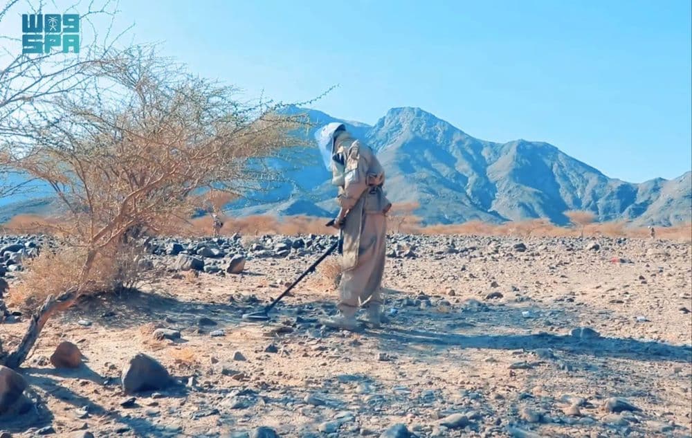“مسام” ينزع (1.243) لغمًا في الأراضي اليمنية خلال أسبوع