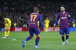 دوري أبطال أوروبا: ميسي يحتفل بمباراته الـ700 مع برشلونة ببطاقة ثمن النهائي