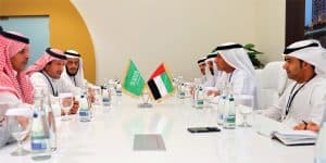 الكهموس يبحث مع رئيس ديوان المحاسبة الإماراتي سبل التعاون