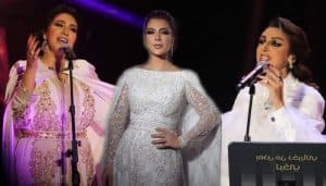 ليلة بيضاء في الدرعية.. شاهد كيف أطلت نجمات ليلة الشاعر تركي في الأبيض