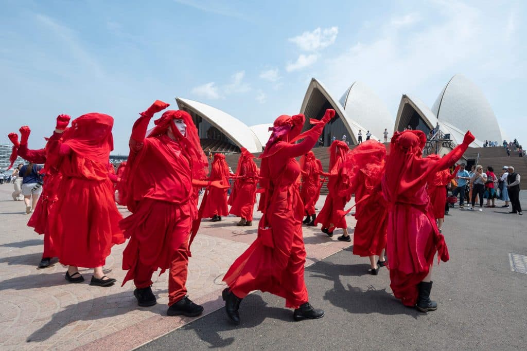 AUSTRALIA-CLIMATE-ENVIRONMENT-FIRE-PROTEST