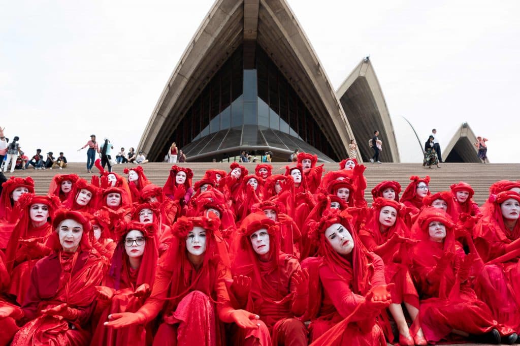 AUSTRALIA-CLIMATE-ENVIRONMENT-FIRE-PROTEST