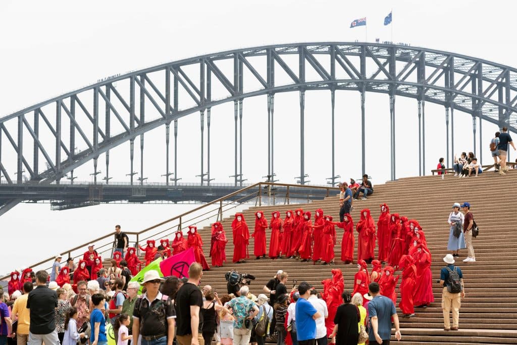 AUSTRALIA-CLIMATE-ENVIRONMENT-FIRE-PROTEST