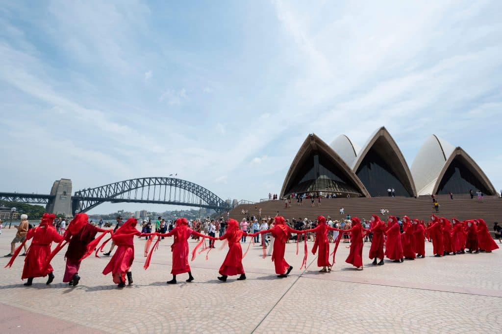 AUSTRALIA-CLIMATE-ENVIRONMENT-FIRE-PROTEST
