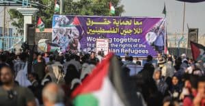 نسبة لجوء الشعب الفلسطينيي الأعلى في العالم