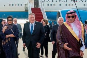 وزير الخارجية الأمريكي يصل الرياض