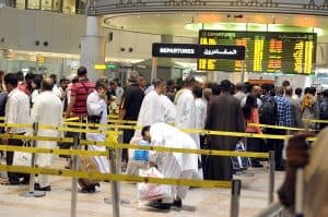 الكويت تبدأ في استقبال المسافرين المحصنين غير الكويتيين