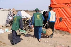 مركز الملك سلمان يدشن حملة إغاثة عاجلة للمتضررين من كوارث السيول في مأرب