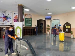 “الشؤون الإسلامية” تنفذ إجراءاتٍ احترازيةً بالمركز الإسلامي بأمريكا اللاتينية للتصدي لكورونا