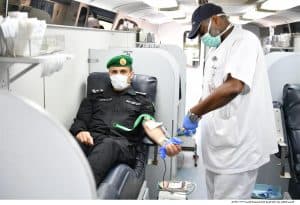 الحرس الملكي ينفذ حلمة للتبرع بالدم لمنسوبيه