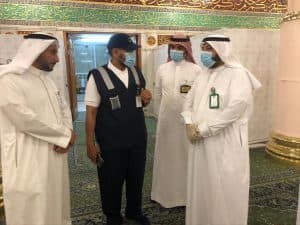رئاسة المسجد النبوي تدرس عملية تنظيم المصلين والمرافقين للجنائز