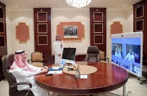 أمير جازان يلتقي (عن بُعد) محافظي المنطقة بمناسبة عيد الفطر