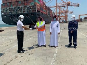 ميناء الجبيل يستقبل أول رحلة للخط العالمي يانج مينج