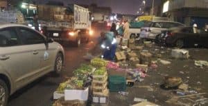 مصادرة أكثر من 2600 كيلو من الخضروات والأسماك الفاسدة في جدة